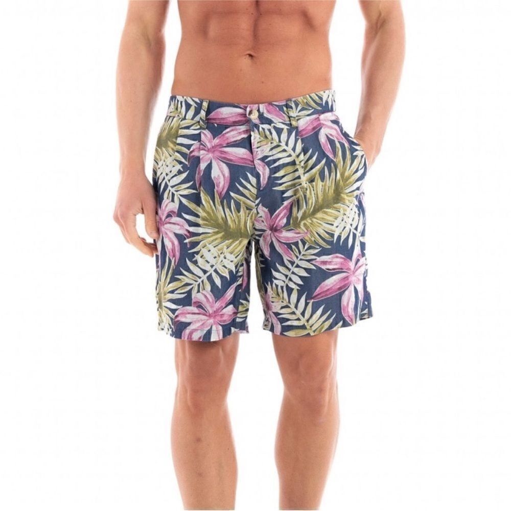 Scotch & Soda NWT Men's Twilt Tropical Print Loose Fit Shorts, Size 28